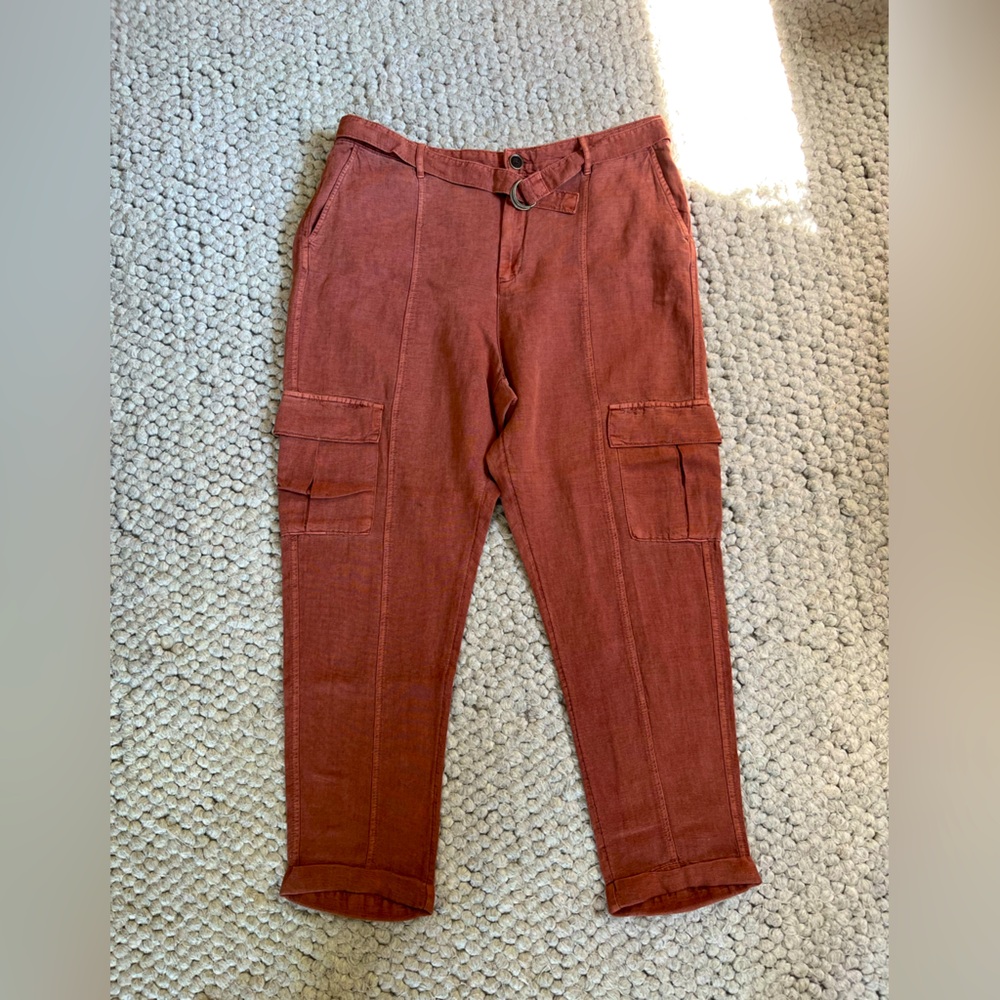 Nicole Miller Linen Blend Pants. Size XL